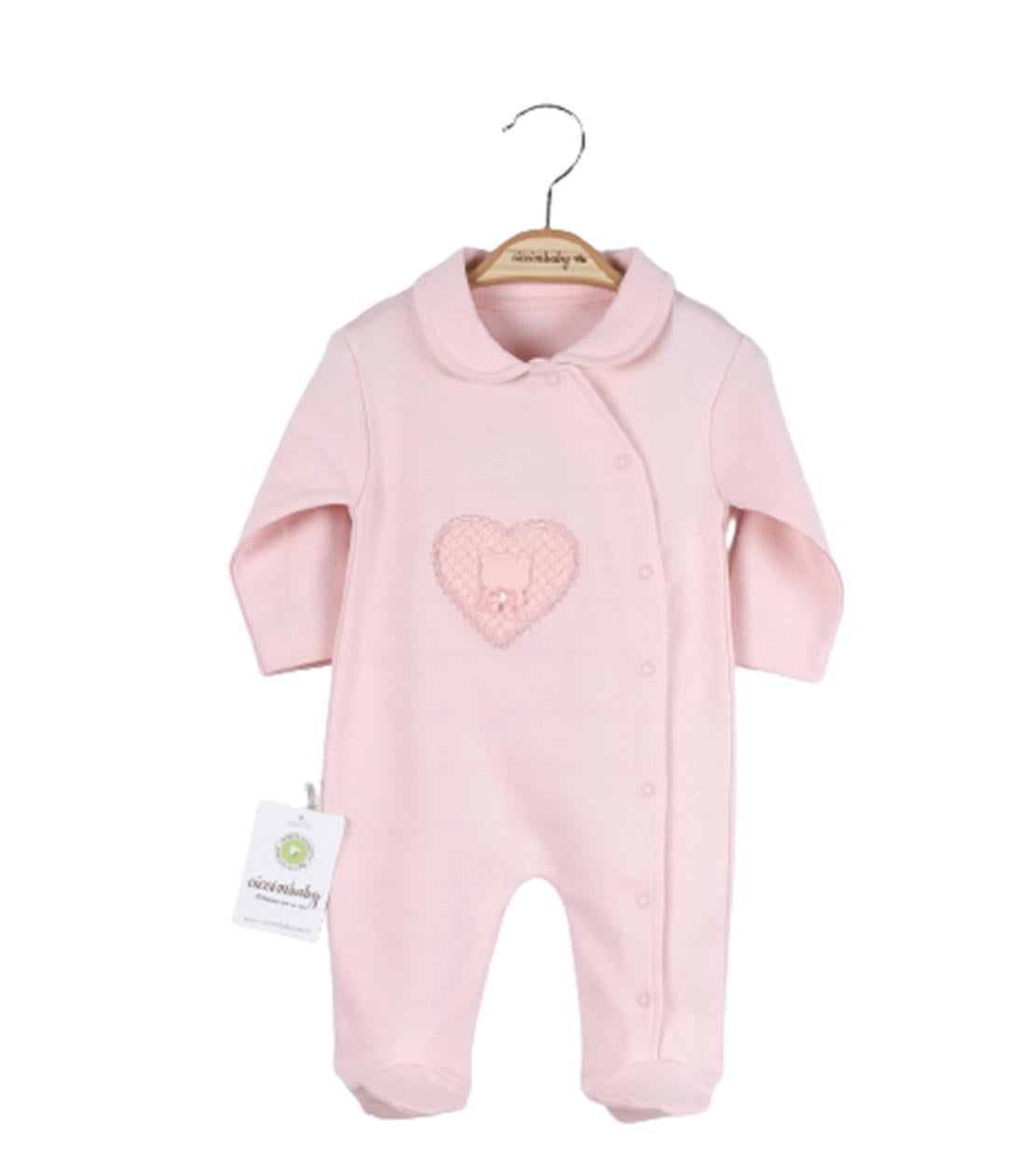 Heart Bear Baby Romper