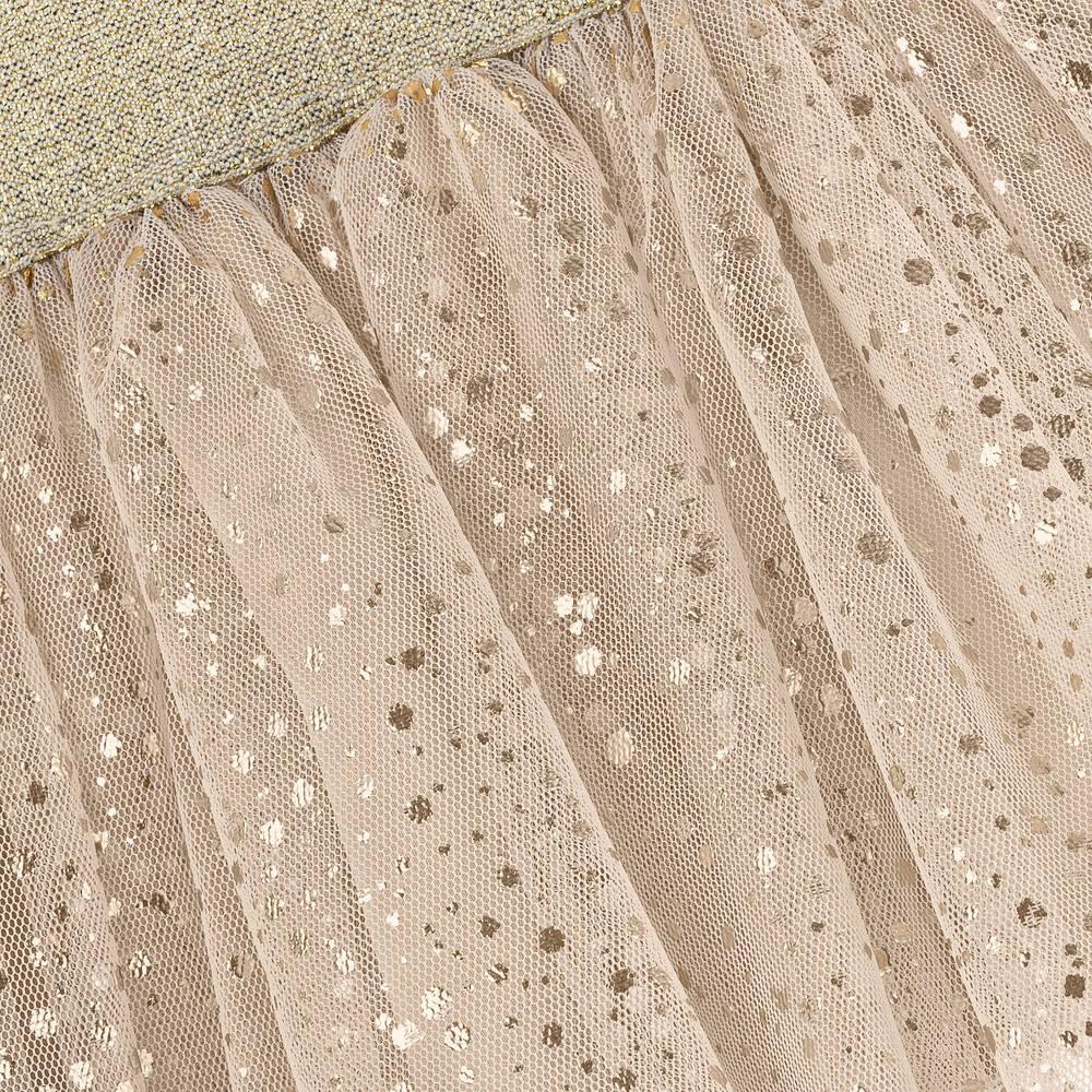 Baby Girls Beige Tutu Skirt Set