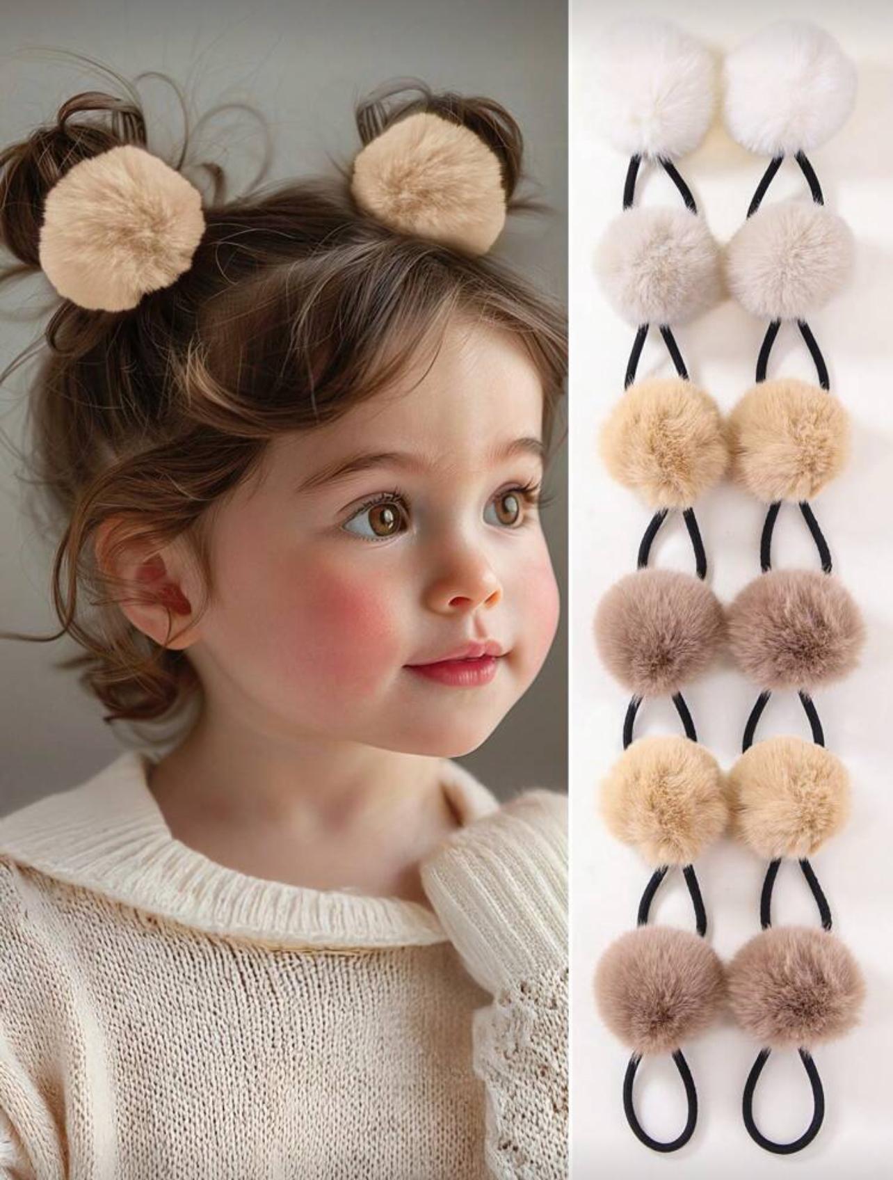 1pc Pom Pom Scrunchie Hair tie