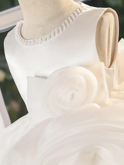 White Flower Dress