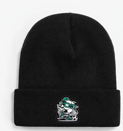 Cool Soccer Ball Print Beanie