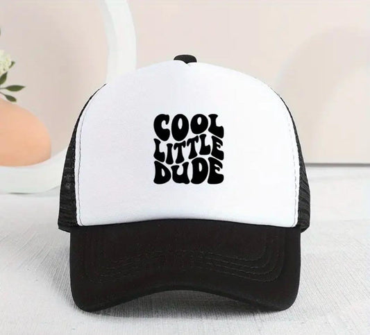 Black - Trendy Cool Little Dude Cap