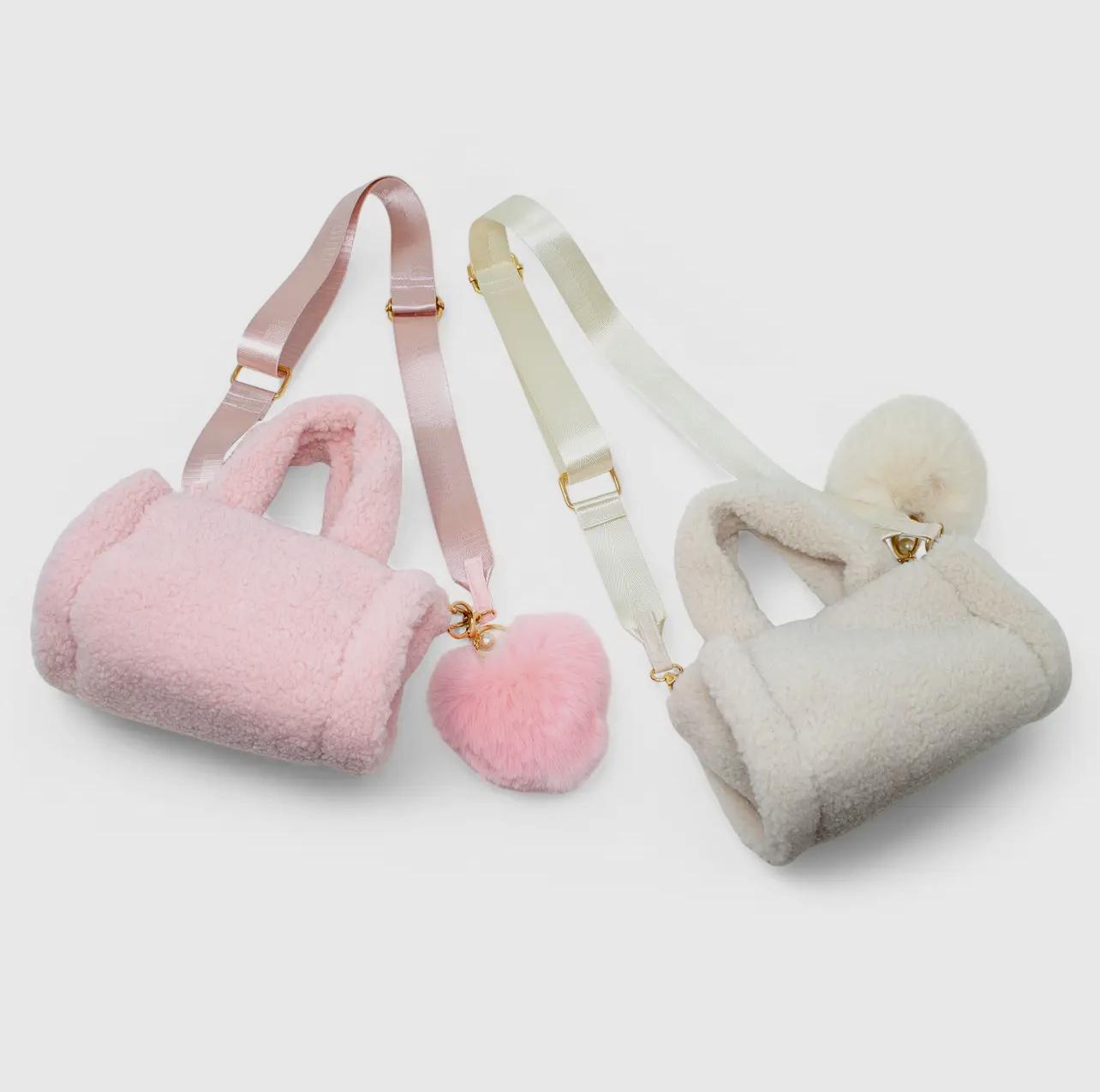 Girls Cozy Cloud Mini Duffle Bag
