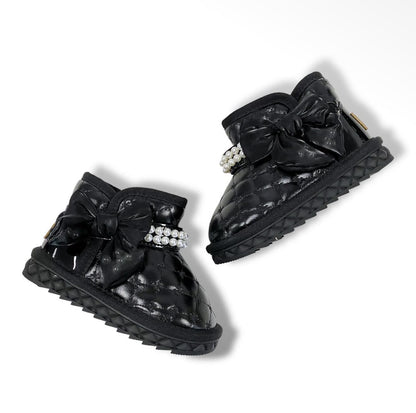 Black Bow Boots - DoeaDear