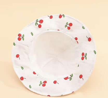 Muslin Baby Hat - Cherry