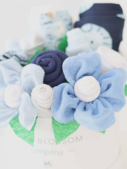 Baby Boy Gift Basket Newborn Box - Little Boy Blue