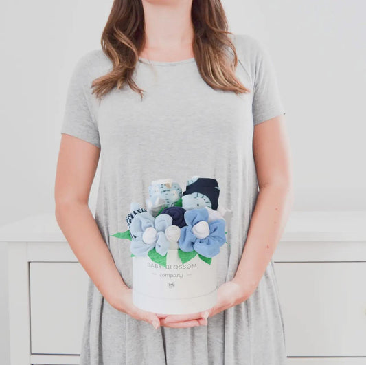 Baby Boy Gift Basket Newborn Box - Little Boy Blue
