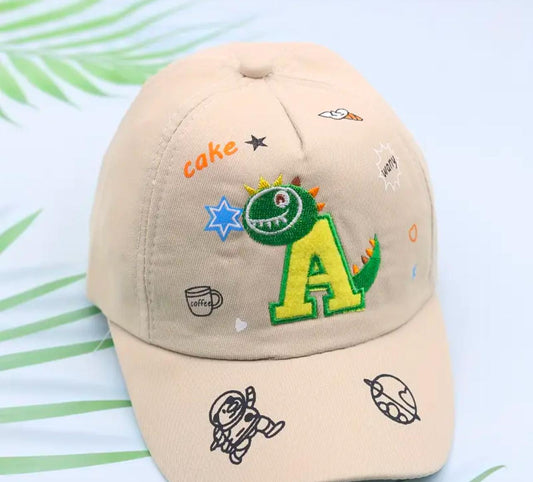 Beige Cartoon Cap