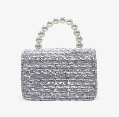 LILY and BOW Tweed Purse - Purple