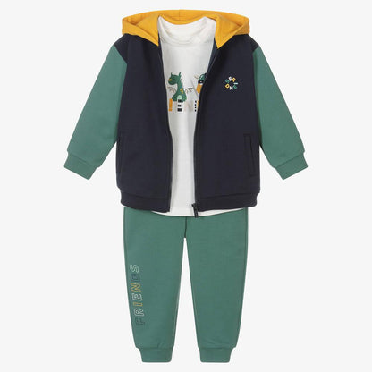 3 Piece Set Green Friends