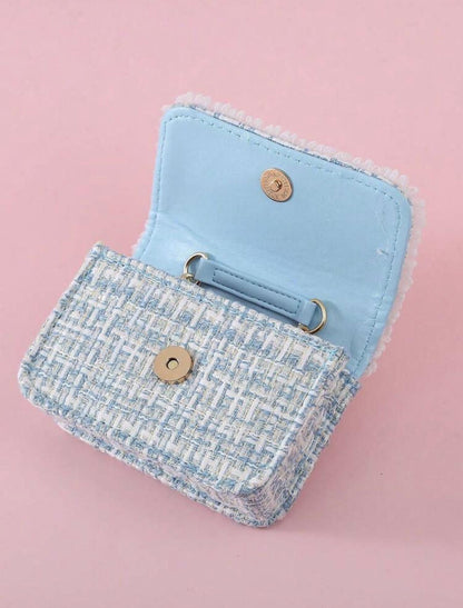 Blue Bow Purse