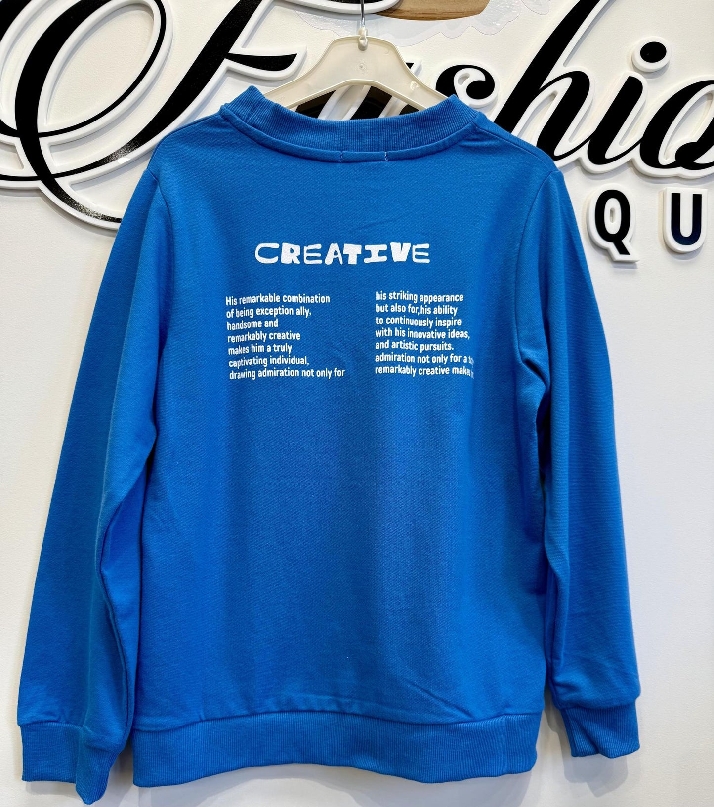 Boy Blue Handsome/ Creative Longsleeve