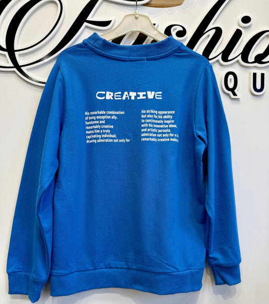 Boy Blue Handsome/ Creative Longsleeve