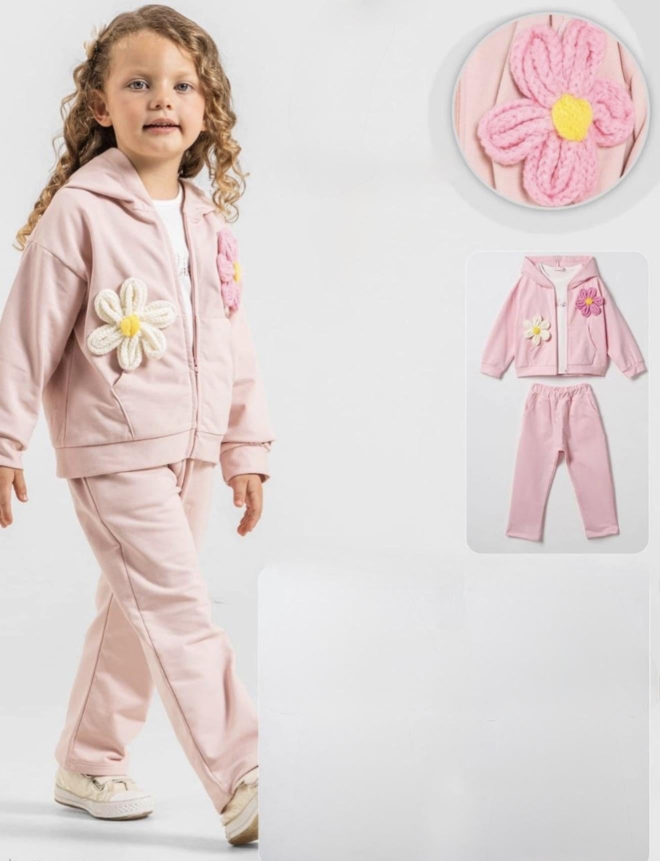Baby Rose 3d Flowers 3 Piece Set - Believe