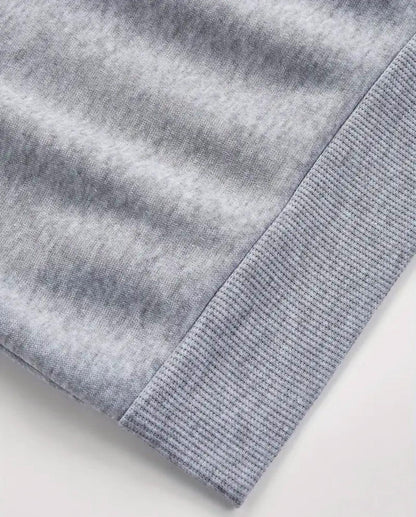 Grey Sweatshirt with Tiger Print