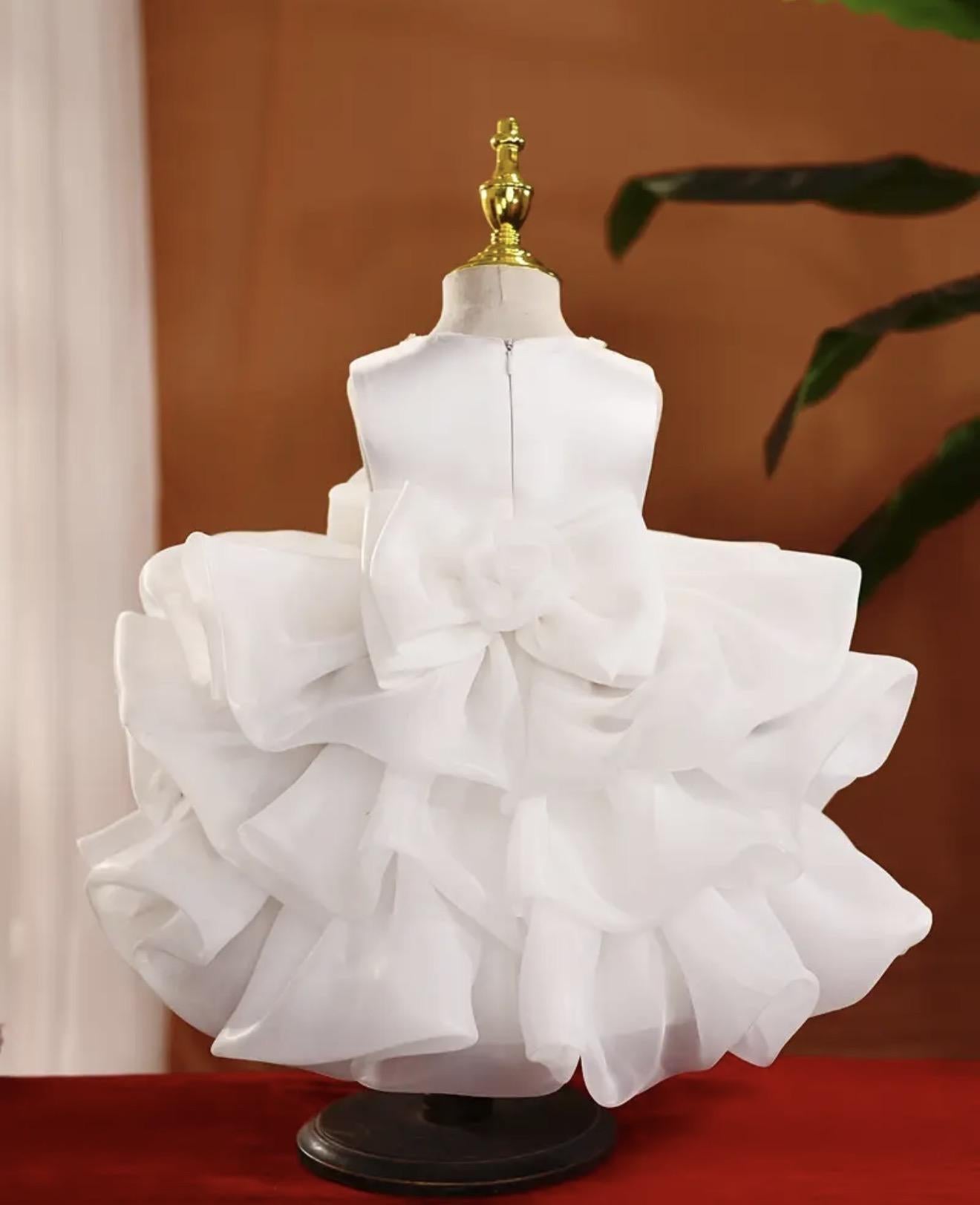 White Flower Dress