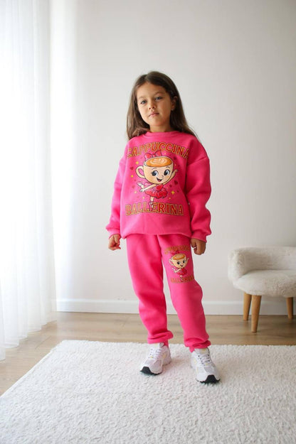 Ballerina Cappuccina Sweatsuit Set for girls