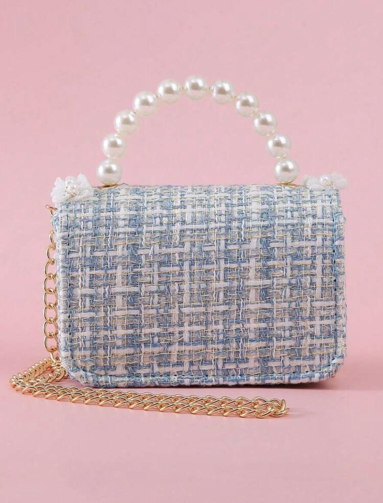 Blue Bow Purse