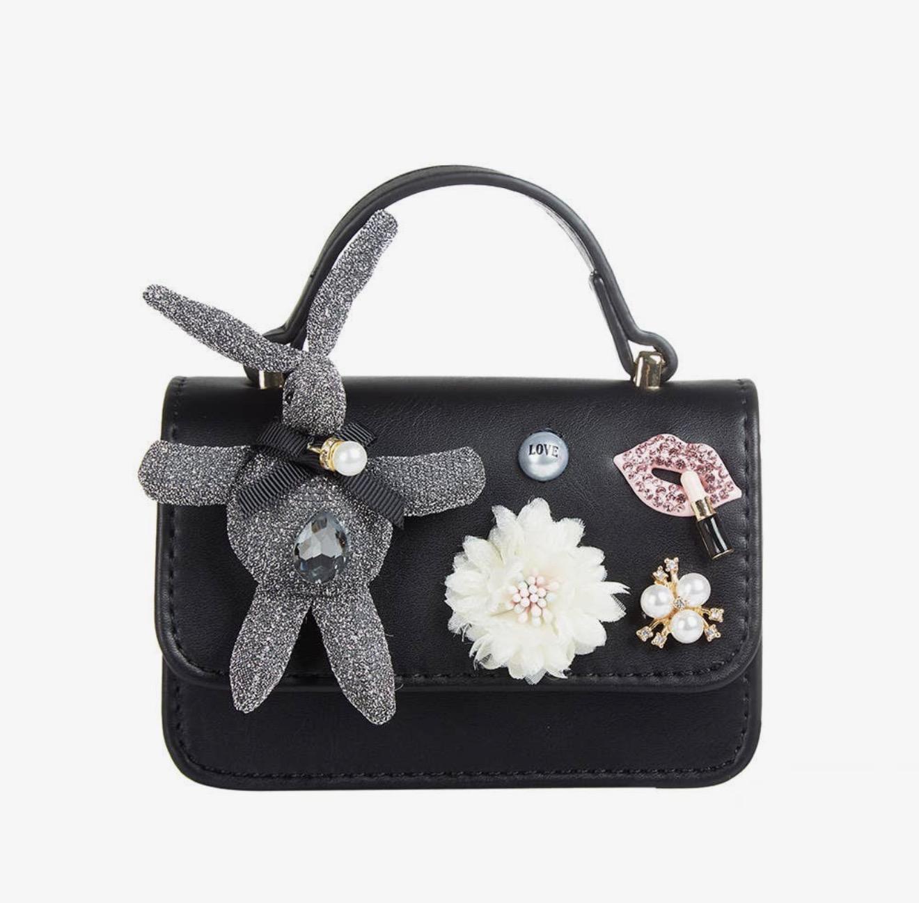 Bunny Black Purse