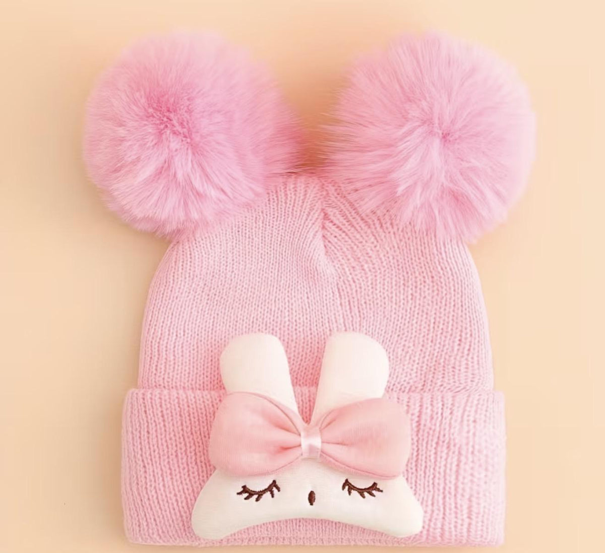 Pink Infant Knit Hat