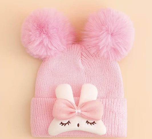 Pink Infant Knit Hat