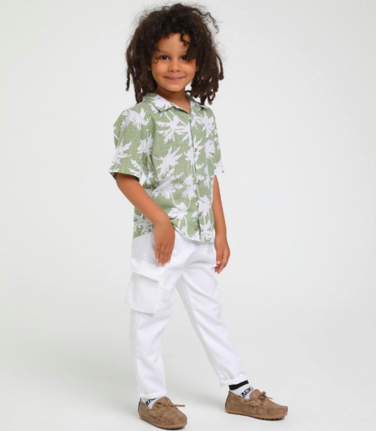 Green Palm Shirt