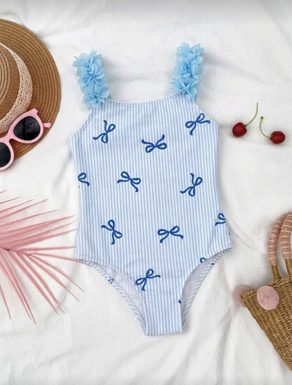 Blue Bows Swimwear