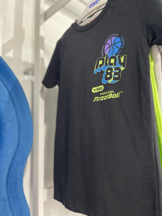 Boys Black and Neon Shorts Set - Play 83