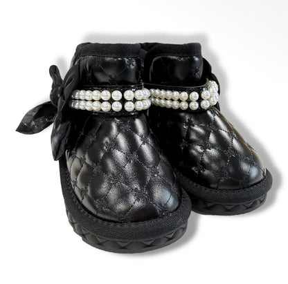 Black Bow Boots - DoeaDear