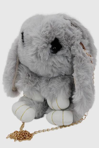 Grey Cute Bunny Backpack