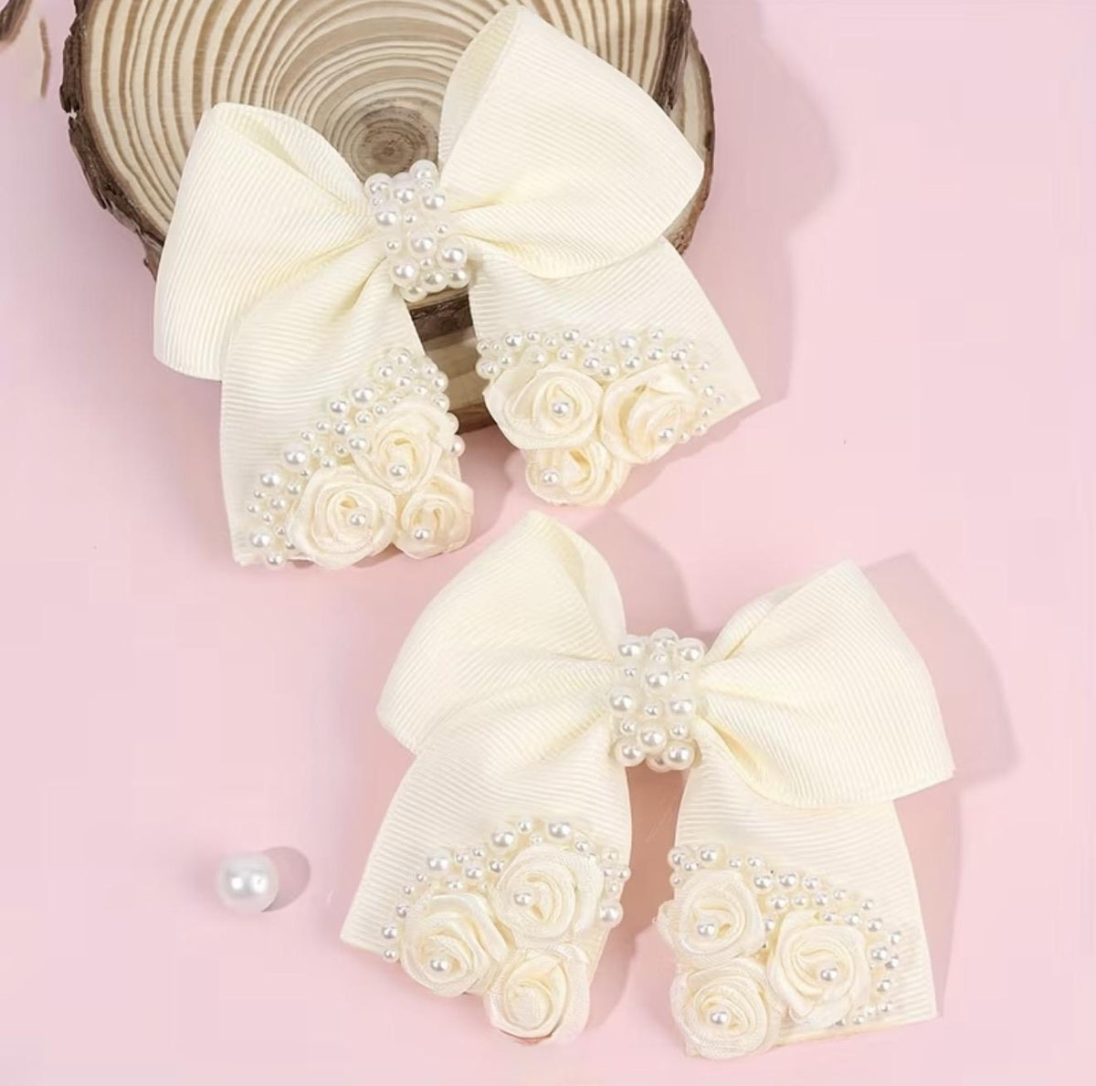 Pears and Roses 2 Pack Hairclips