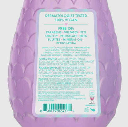 Mermaid Body Wash Clean Ingredients