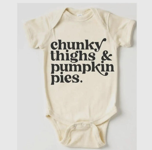 Chunky Thighs Pumpkin Pies Long Sleeve Body