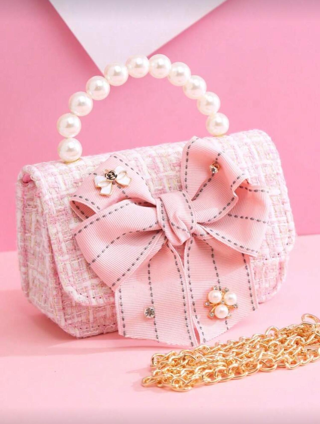 Pink mini handbag