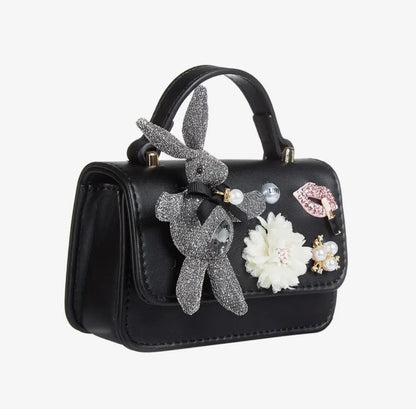 Bunny Black Purse