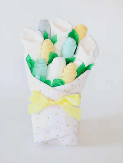 Gender Neutral Baby Gift Set Bouquet - Dot