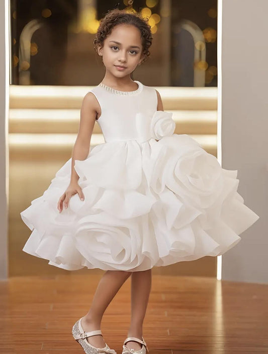 White Flower Dress