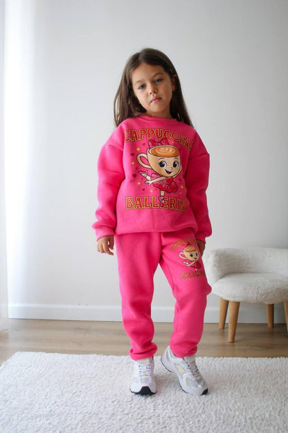 Ballerina Cappuccina Sweatsuit Set for girls