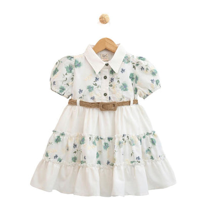 Lilax Belt Pembe Dress