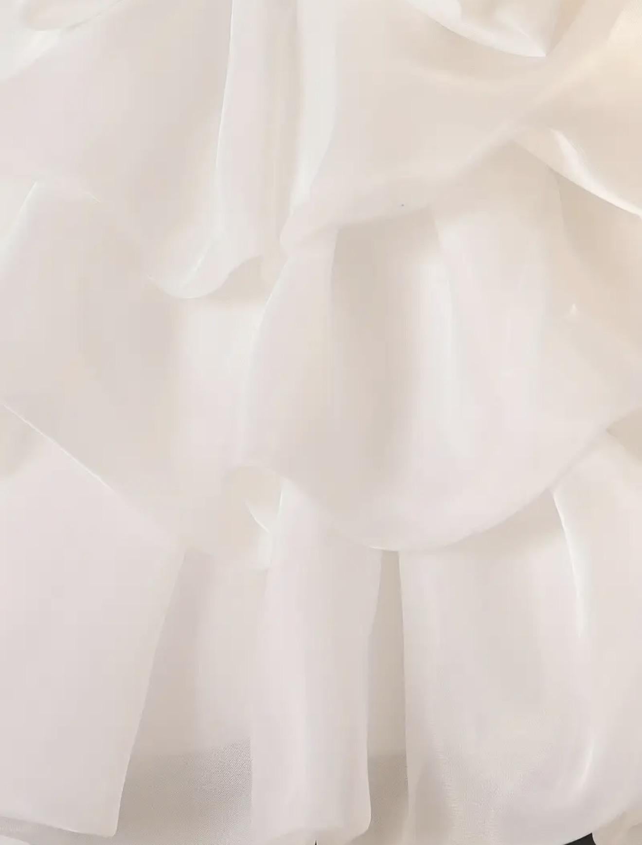 White Flower Dress