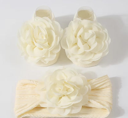 2 Pcs Baby Headband with Baby Socks