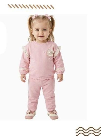 Bebico Tracksuit with flower detail