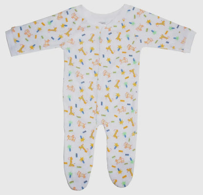 Giraffe Preemie One Pack Terry Sleep  & Play