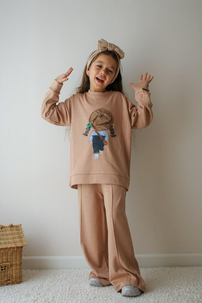 3D Hat - Caramel Tracksuit