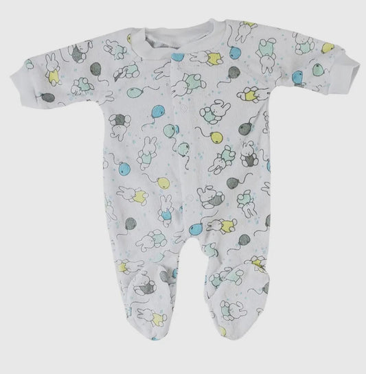 Bambini Preemie One Pack Terry Sleep  & Play