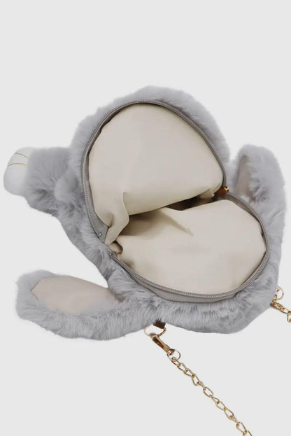 Grey Cute Bunny Backpack