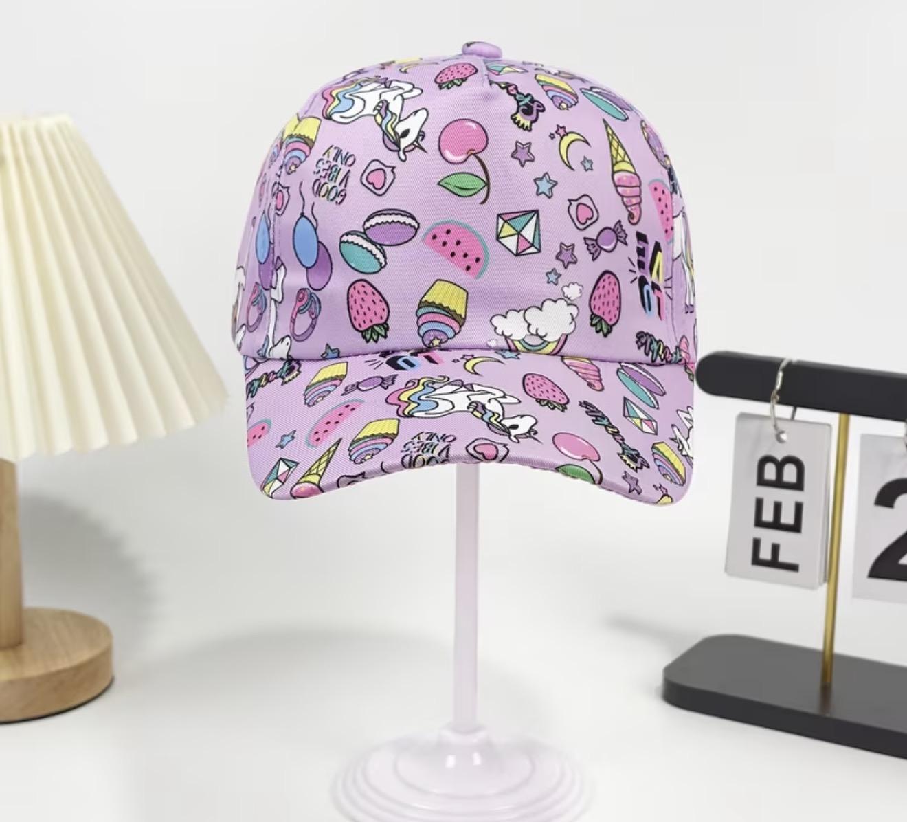 Girls Purple Cap