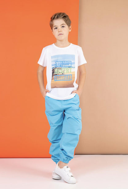 Blue Jogger Pant