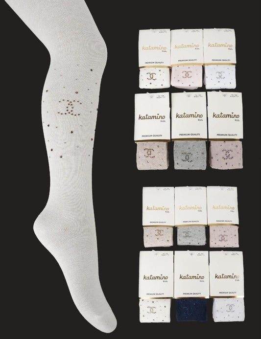 Girls Tights with gemstones