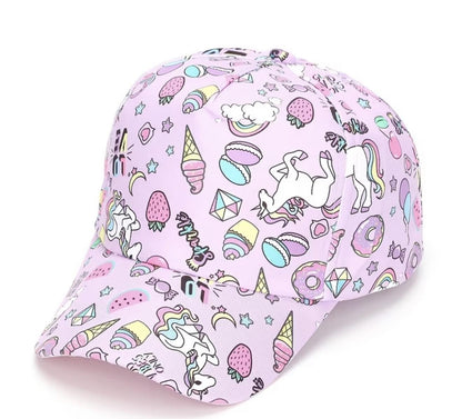 Girls Purple Cap